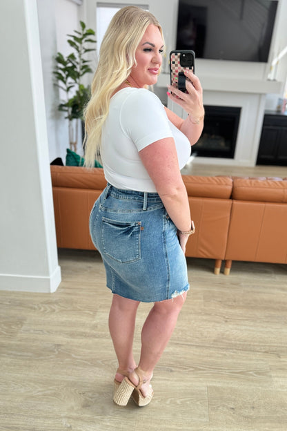 Magic Fit Denim Skirt | Judy Blue