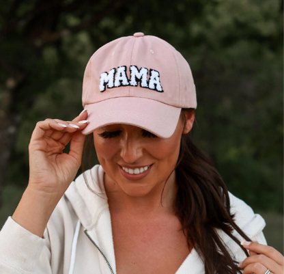Embroidered Initial Mama Hat