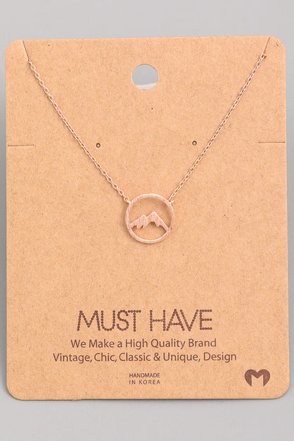 Mountain Range Necklace - E Squared Goods & Co.