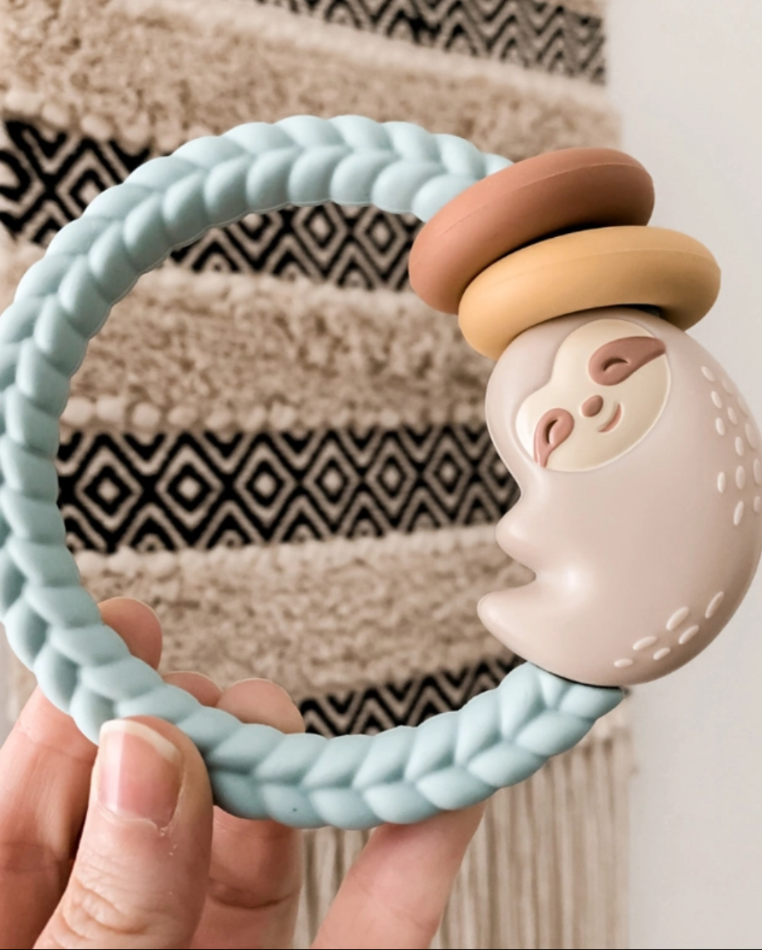 Ritzy Rattle + Teething Ring - E Squared Goods & Co.