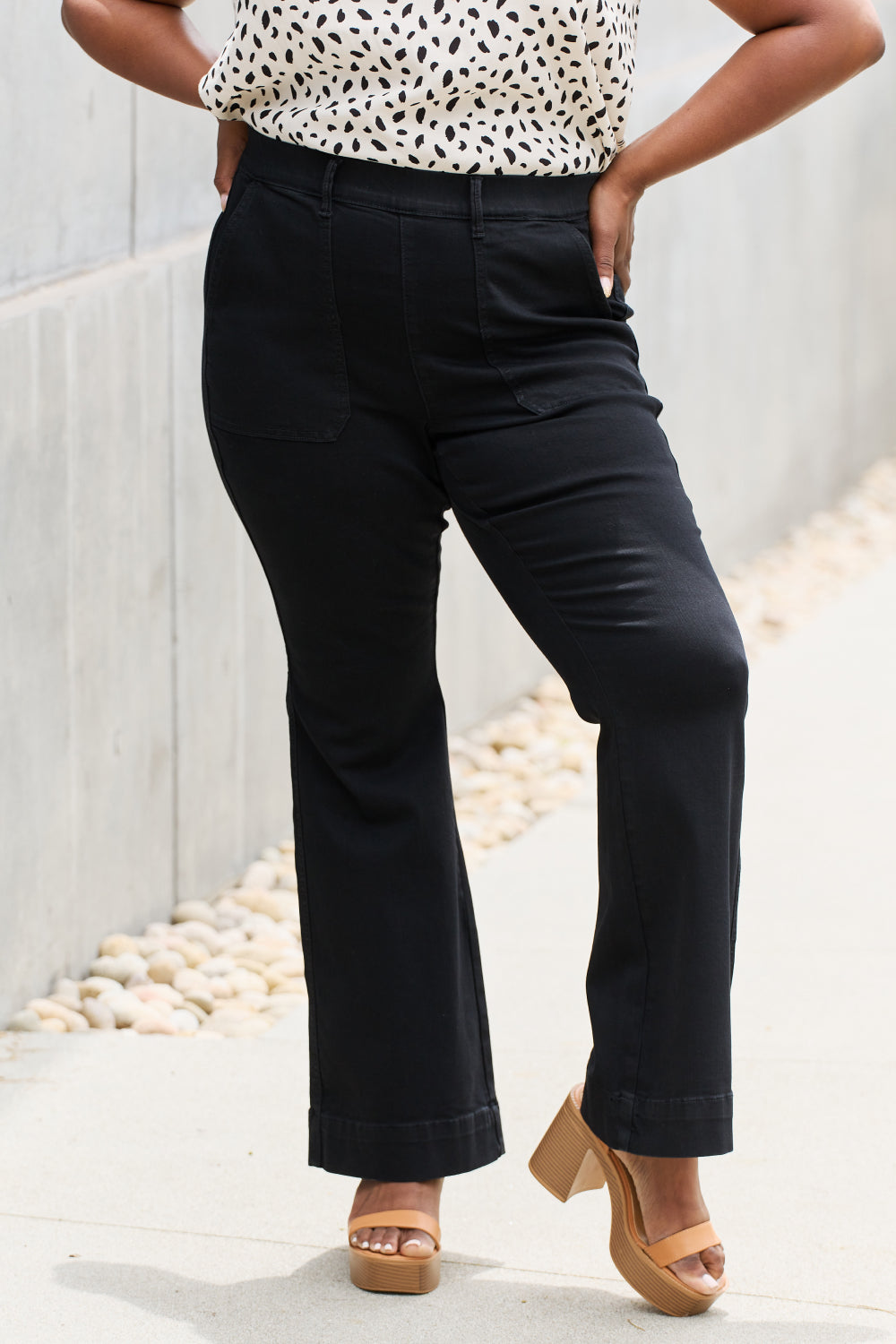 Claire High Rise Flare Trouser