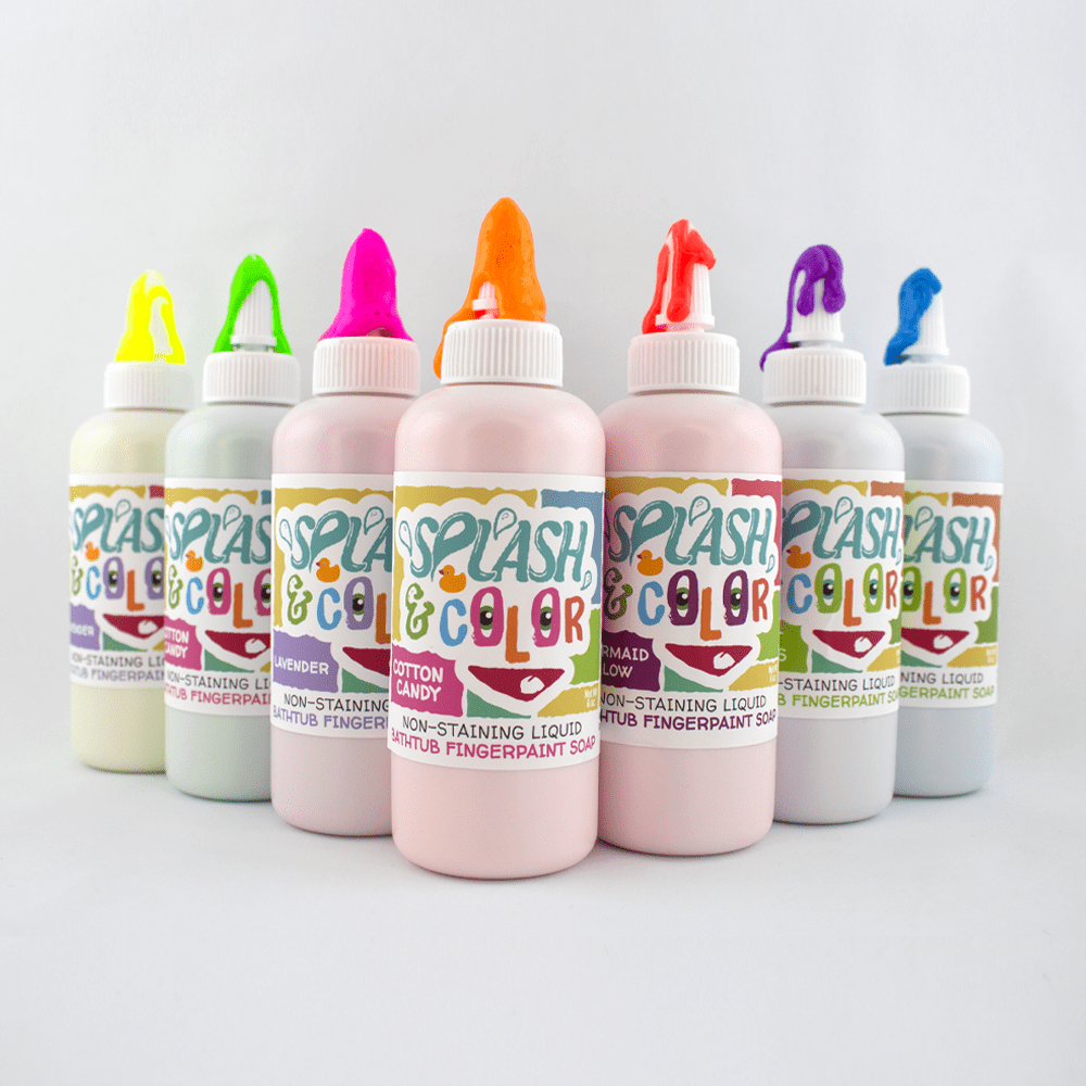Splash & Color Bath Tub Soap Finger Paints | Fruit Loops - E Squared Goods & Co.