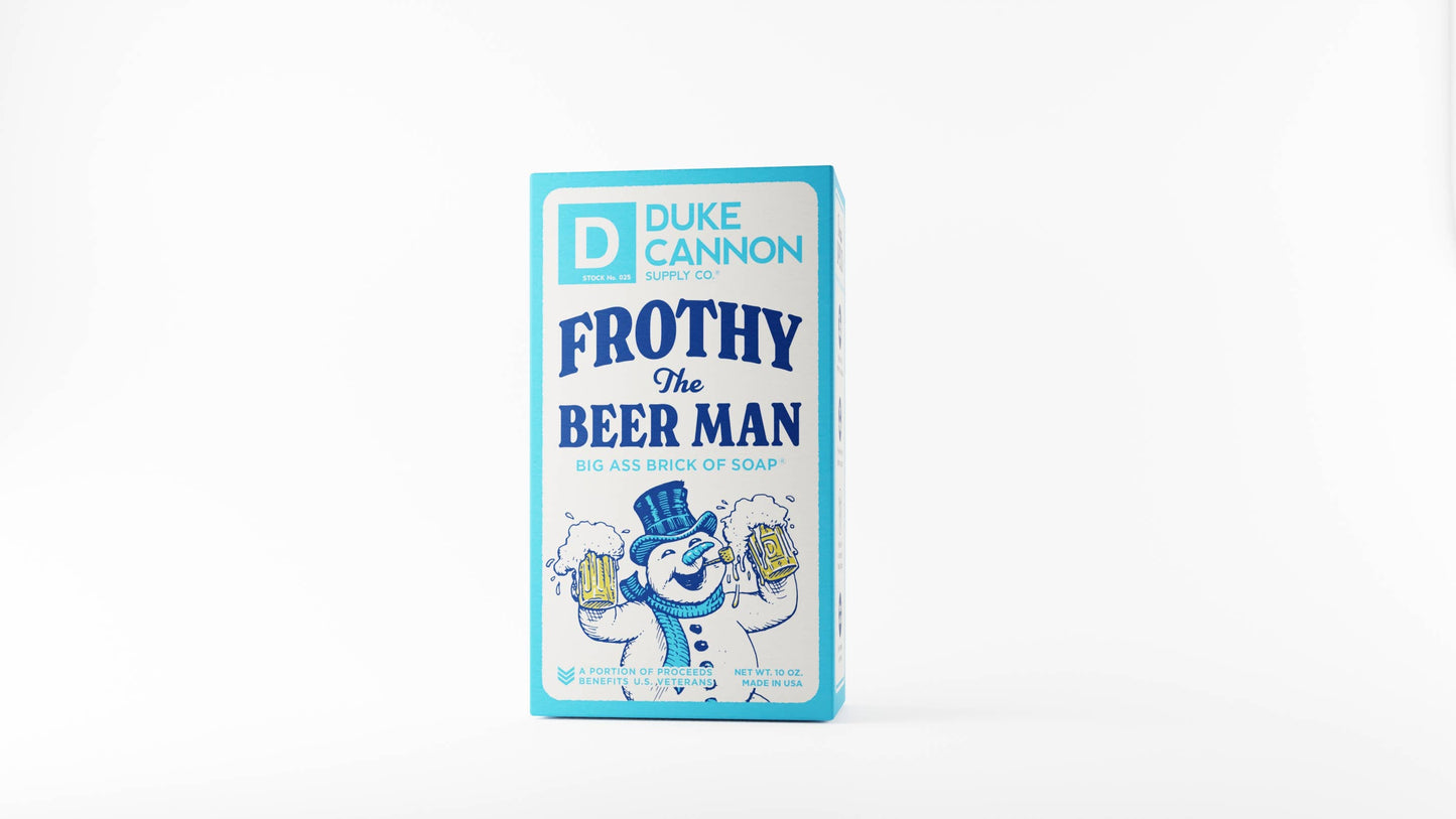 Duke Cannon| Frothy The Beer Man Soap