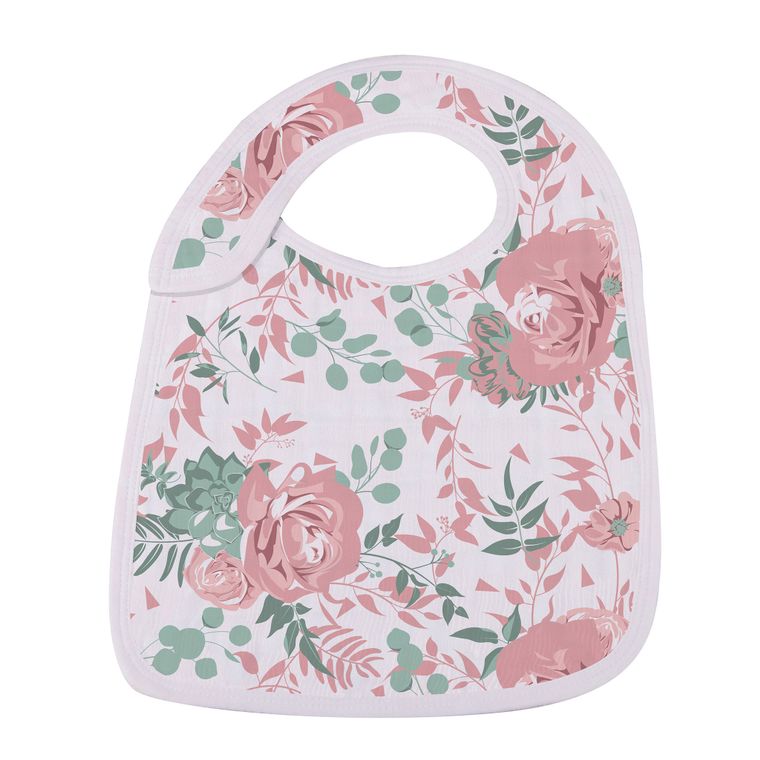 Horses and Roses Snap Bibs - E Squared Goods & Co.