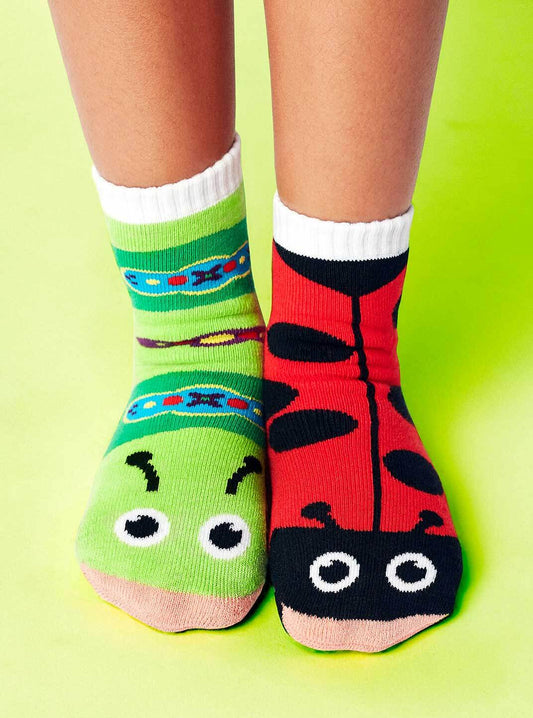 Ladybug & Caterpillar | Kids Collectible Mismatched Socks